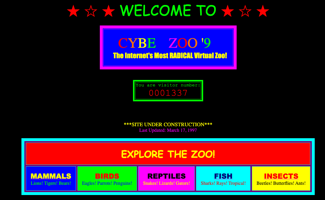 Screenshot of Cyber Zoo